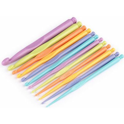 Prima-obchod Sada háčků na háčkování, barva mix barev a velikostí – Zboží Mobilmania