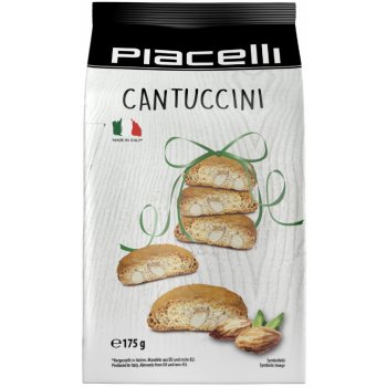 Piacelli Cantuccini tradiční Italské mandlové sušenky 175 g