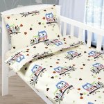 Bellatex povlečení Agáta Sovičky 90 x 135 , 45 x 60 cm – Sleviste.cz