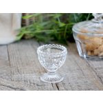 Chic Antique Skleněný stojánek na vejce Pearl Clear – Zboží Dáma