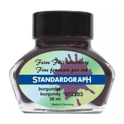 Standardgraph Burgundy inkoust vínový 30 ml – Zboží Dáma