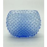 Váza 15cm - Hobnail - Ananas - světlejší modrá – Hledejceny.cz