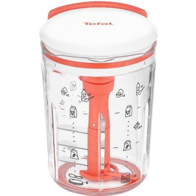 Ruční mixér na palačinkové těsto Tefal Pancake Express K1844404 Korálový/Bílý – Zboží Mobilmania