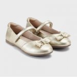 Mayoral dívčí baleríny s mašlí 46380-19 Oro – Zboží Dáma