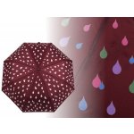 Kouzelné kapky deštník dámský skládací vystřelovací 3 černý – Zboží Mobilmania
