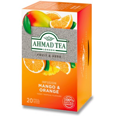 Ahmad Tea ovocný čaj mango a pomeranč 20 x 2 g – Hledejceny.cz