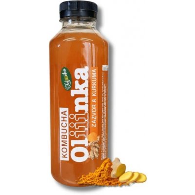 Zeličko Kombucha Kurkuma & zázvor fermentovaný nápoj 0,5 l – Zbozi.Blesk.cz