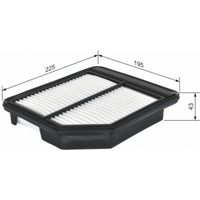 Vzduchový filtr BOSCH F 026 400 472 – Hledejceny.cz