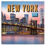 Presco Group Poznámkový New York 30 × 30 cm Západní 2024 – Hledejceny.cz