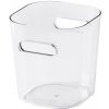 Archivační box a krabice SMARTSTORE Úložný box Compact Clear Slim, průhledný, plast, 1,3 l, SMARTSTORE 11290 223790