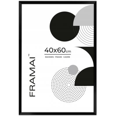 Rámeček na fotografie Luca černý 40x60 cm – Zboží Živě