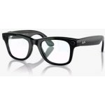 Meta Ray-Ban Wayfarer Shiny Black Clear RW4006 601/SB50 – Zboží Živě