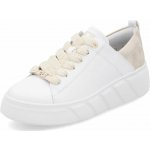 Rieker W2602-81 dámské kožené tenisky bílé – Zboží Dáma