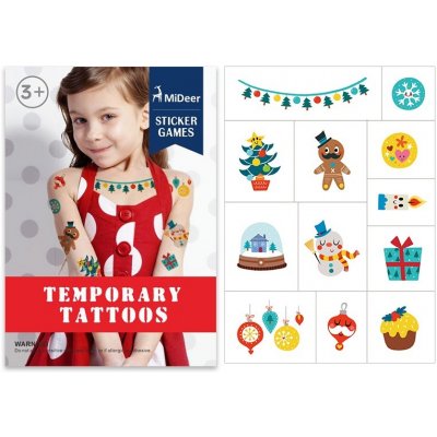 MiDeer tetování Vánoce 12ks – Zboží Dáma