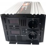HOULI Power Inverter 12V/230V, 4000W/8000W, čistá sinusoida, 2 zásuvky HPZD0040U | Zboží Auto