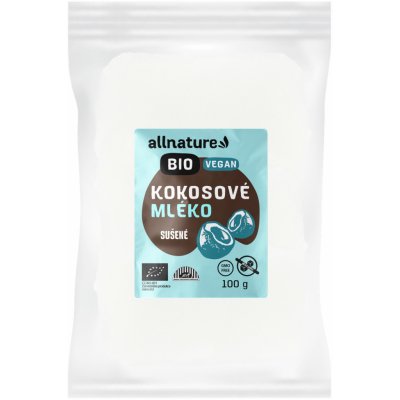 Allnature Kokosové mléko sušené BIO 20 x 100 g – Sleviste.cz