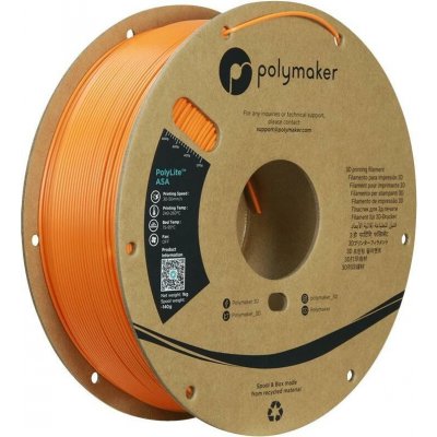 Polymaker PolyLite ASA oranžová 1,75mm 1kg – Zboží Živě