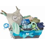 BabyDort plenkový dort modrý dárkový koš box pro miminko – Zboží Dáma