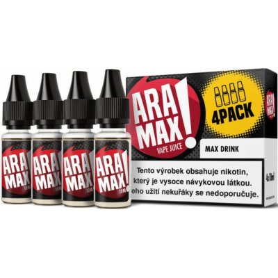 Aramax 4Pack Max Drink 4 x 10 ml 3 mg – Zbozi.Blesk.cz