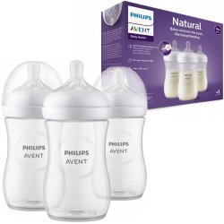 Avent láhev Natural Response 3ks transparentní 260ml