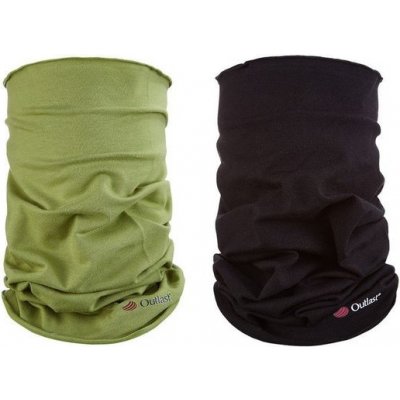 Little Angel Set nákrčník multifunkční tenký Outlast matcha/černá – Zboží Dáma