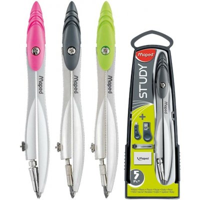 Maped kružítko Study 5-dílná sada černá – Zboží Dáma