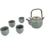 H&L Japonský čajový set konvička a 4ks šálků modrá Q94000010 – Zboží Mobilmania