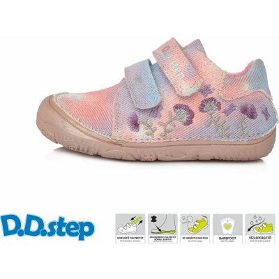 D.D.Step plátěné tenisky C073 120AM mauve – Sleviste.cz