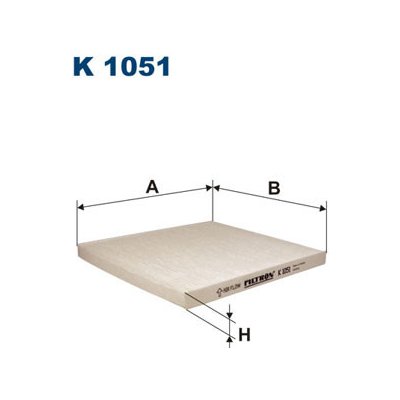FILTRON Filtr, vzduch v interiéru K1051