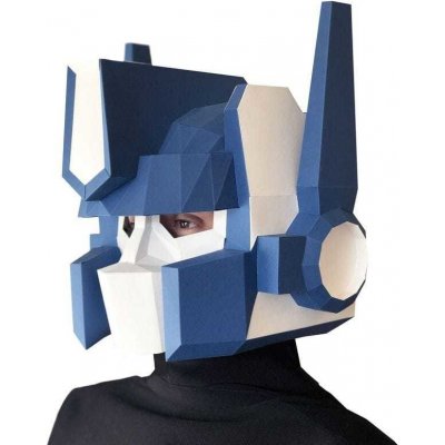 papírový model 3D maska Optimus Prime – Zbozi.Blesk.cz