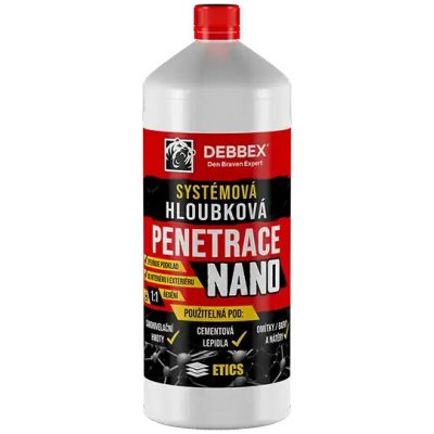 Hloubková penetrace Den Braven NANO, 1l lahev, transparentní (57450Q) – Hledejceny.cz
