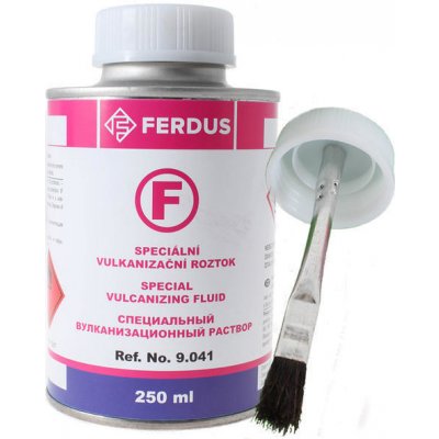 Speciální vulkanizační roztok F 250 ml + menší štětec - FERDUS 9.041 – Zboží Mobilmania