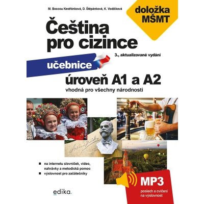 Čeština pro cizince A1 a A2 - Marie Boccou Kestřánková – Zboží Mobilmania