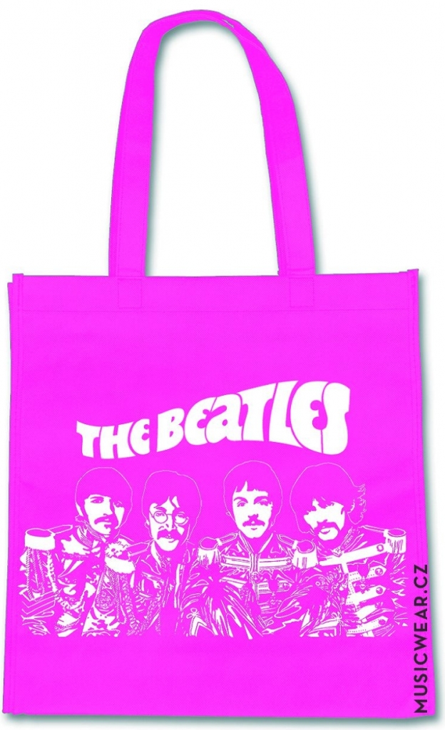 The Beatles ekologická nákupní taška, Sgt Pepper Band Pink od 99 Kč -  Heureka.cz