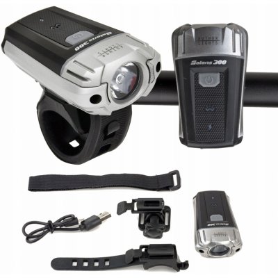 Author A-Solaris 300 lm USB přední černé – Zboží Dáma