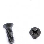 Chicago Screws Chicago šroub, Zápustná hlava 8-32 PHILLIPS (12,7 mm) - černý – Sleviste.cz