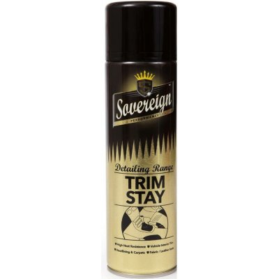 Sovereign Automotive čalounické lepidlo ve spreji TRIM STAY, 500 ml – vysoká pevnost, odolné do 130 °C, pro stropnice a pěny – Sleviste.cz