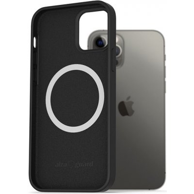 AlzaGuard Silicone Case Compatible with Magsafe pro iPhone 12 / 12 Pro černý AGD-PCMS14B – Hledejceny.cz