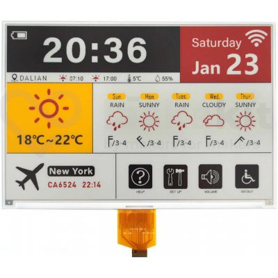 Good Display GDEM102F91 10.2" 960x640 ePaper displej 4 barvy – Zboží Živě