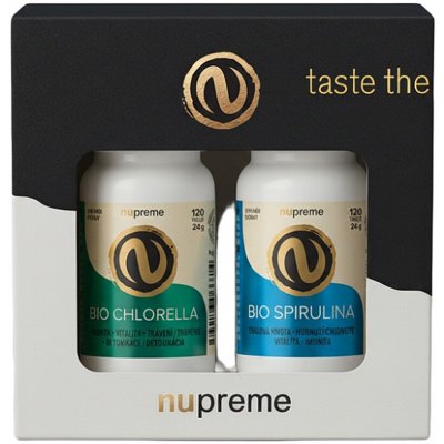 NUPREME Chlorella tbl.120+Spirulina 120 tablet BIO – Hledejceny.cz