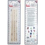 Vypichovač velká Abeceda + čísla ART DECO - FMM – Hledejceny.cz