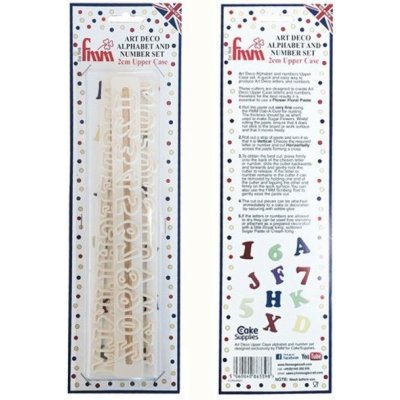 Vypichovač velká Abeceda + čísla ART DECO - FMM – Hledejceny.cz
