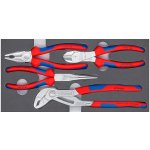 KNIPEX Sada kleští „basic chrom“, 4 kleště v pěnové vložce, knipex 002001v17 – Zboží Dáma