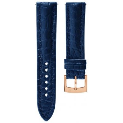 Biatec Kožený řemínek z pravého krokodýla Modrý – Zboží Mobilmania
