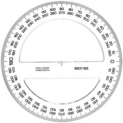 Úhloměr Koh-i-noor 746328 360/125 – Zboží Živě