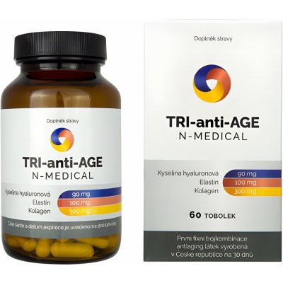 Hyaluron N-Medical N-Medical TRI-anti-AGE 60 tobolek – Hledejceny.cz