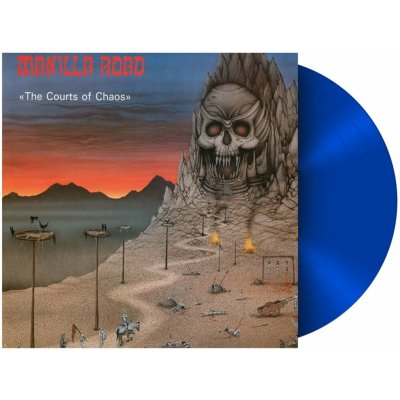 Manilla Road - The courts of chaos - modrá LP
