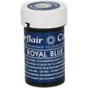 Potravinářská barva a barvivo Sugarflair Colours Koncentrovaná gelová barva modrá Royal Blue 25 g