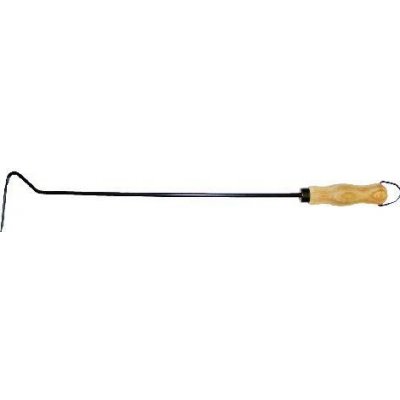 M.A.T. Pohrabáč krbový černý dřevěná rukojeť 52 cm – Zboží Dáma
