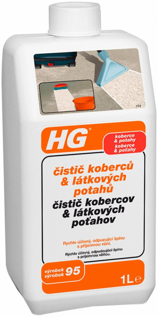 HG čistič koberců a látkových potahů 1 l od 234 Kč - Heureka.cz